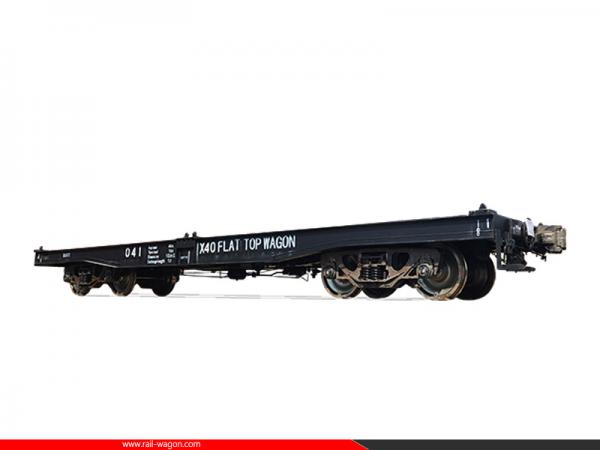 1067mm Cape Gauge Container Flat Wagon UIC Railway Flatbed Wagon