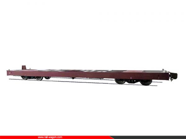 AAR Compatible Meter Gauge Container Flat Wagon 17T Axle Load Flatbed Wagon