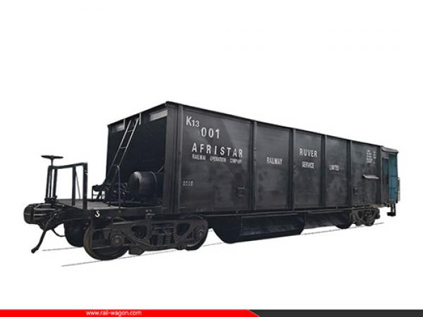 K13 Railway Ballast Hopper Wagon Ballast Transport Hopper Wagon 60T Pay Load