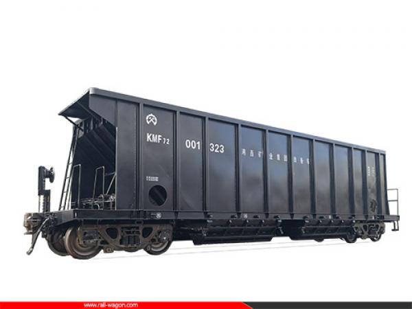 Quick Unloading Coal Hopper Wagon Auto Air Control Bottom Doors 70T Pay Load